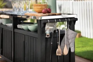 Záhradná skrinka Keter Unity Chef grafit 237 cm