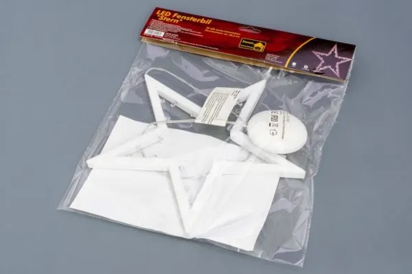 Nexos 33221 Vianočná dekorácia - hviezda - 20 LED, teplá biela