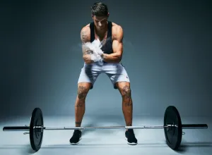 Gorilla Sports Činková tyč, 218 cm
