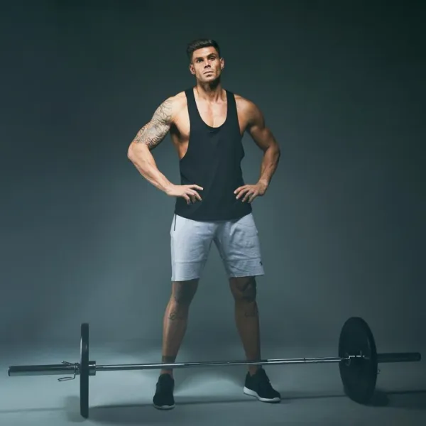 Gorilla Sports Činková tyč, 218 cm