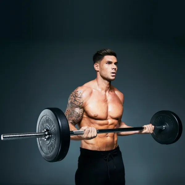 Gorilla Sports Činková tyč 10 kg, 170 cm, chróm