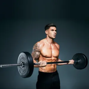 Gorilla Sports Činková tyč 10 kg, 170 cm, chróm