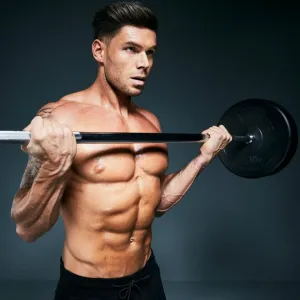 Gorilla Sports Činková tyč, hviezdicové zámky, 180 cm