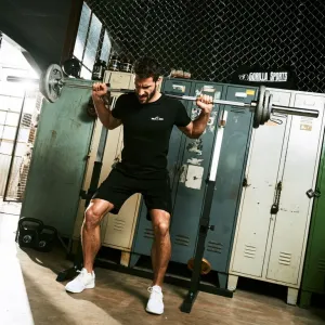 Gorilla Sports Liatinový činkový kotúč, 5 kg