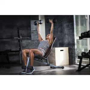 Gorilla Sports Multifunkčná nastaviteľná lavička, 138 cm