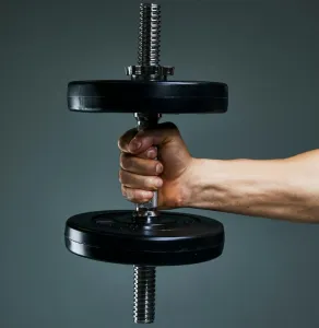 Gorilla Sports Posilňovacia lavica + nakladací set, 100 kg
