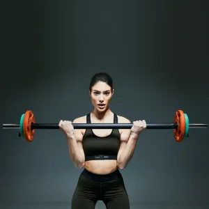 Gorilla Sports Činková tyč chrómová, čierna, 130 cm