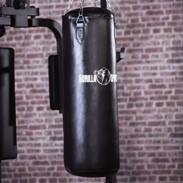 Gorilla Sports Boxovacie vrece 90 x 33 cm, 27 kg, čierne