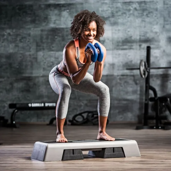 Gorilla Sports Aerobic fitness schodík - veľký