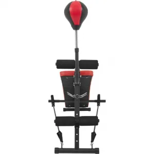 Gorilla Sports Lavička s boxovacou hruškou, 145 x 61 x 100 cm