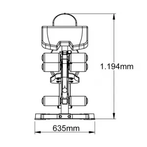 MAXXUS Multifunkčná posilňovacia veža, 162,5 x 219,7 x 218,5 cm