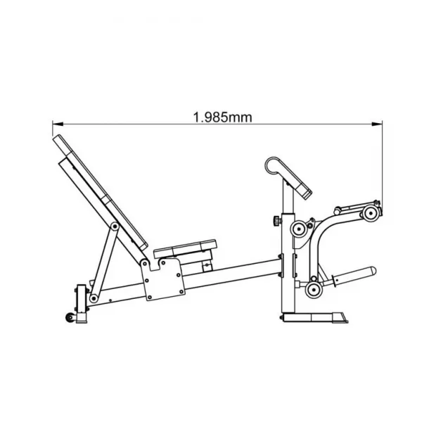MAXXUS Multifunkčná posilňovacia veža, 162,5 x 219,7 x 218,5 cm