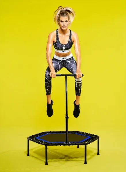 Gorilla Sports fitness trampolína čierna / modrá