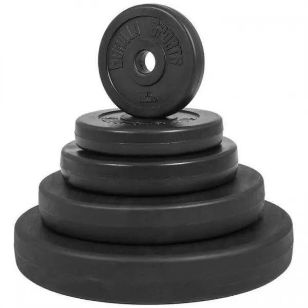 Gorilla Sports Posilňovacia lavica + nakladací set, 100 kg