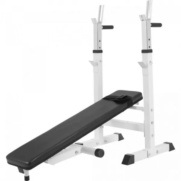 Gorilla Sports Posilňovacia lavica + nakladací set, 100 kg