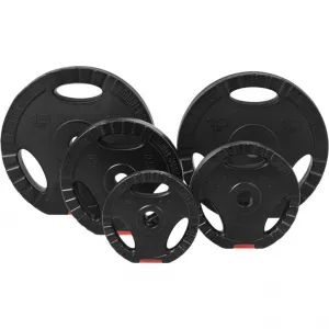 Gorilla Sports Sada posilňovacej lavice + nakladací set, biela