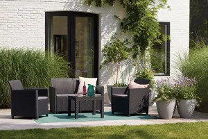 Zahradný set Allibert Claire 2-Seater Sofa Grafit P91120