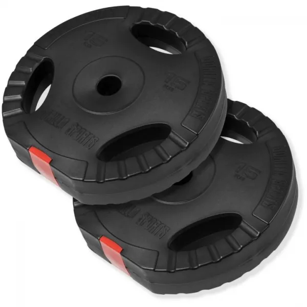 Gorilla Sports Lavica, kladka + nakladací set 100 kg, biela