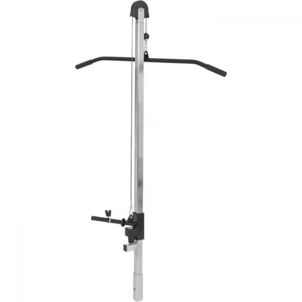 Gorilla Sports Lavica, kladka + nakladací set 100 kg, biela