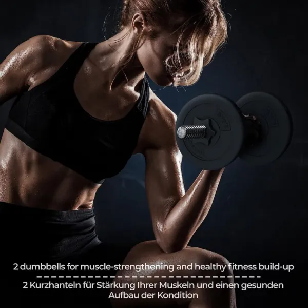 PHYSIONICS Vzpieračský set so závažím, hviezd. zámky, 76 kg