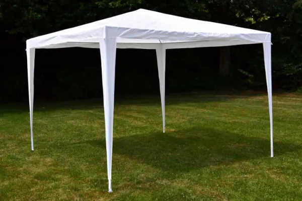 Garthen 386 Záhradný párty stan - biely 3 x 3 m