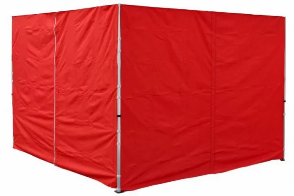 Garthen PROFI 30693 Sada 2 bočných stien pre záhradný stan 3 x3 m červená