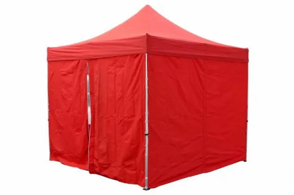 Garthen PROFI 30693 Sada 2 bočných stien pre záhradný stan 3 x3 m červená