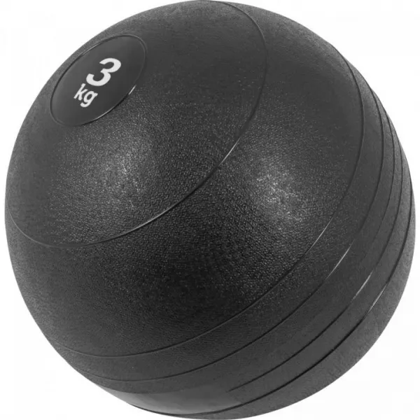 Gorilla Sports Sada slamball medicinbalov, čierna, 3 ks, 15 kg