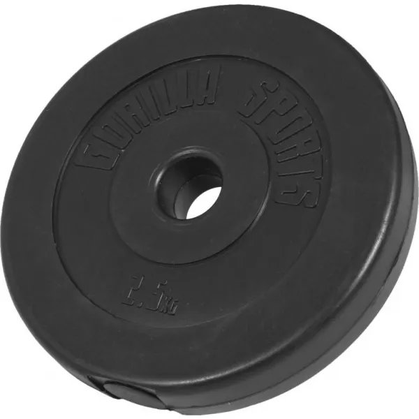 Gorilla Sports Jednoručný činkový nakladací set, 2 x 10 kg