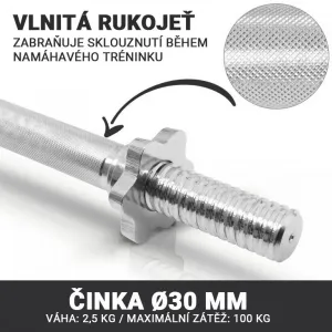 Gorilla Sports Sada liatinových činiek, 30 kg