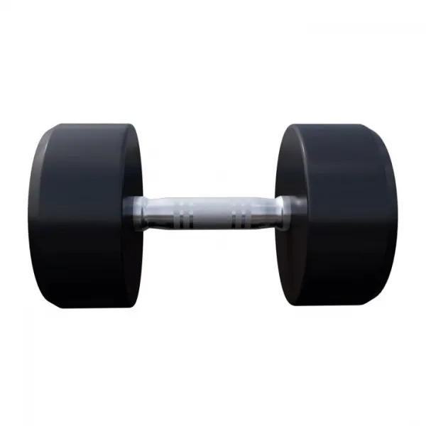 Gorilla Sports Jednoručné činky čierno/biele, 2 x 20 kg