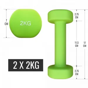 Gorilla Sports Set činiek na aerobic v kufríku, 12 kg