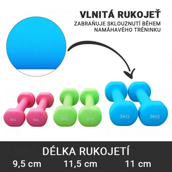 Gorilla Sports Set činiek na aerobic v kufríku, 12 kg