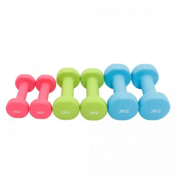 Gorilla Sports Set činiek na aerobic v kufríku, 12 kg