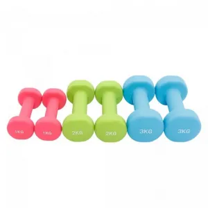 Gorilla Sports Set činiek na aerobic v kufríku, 12 kg