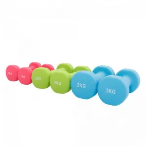 Gorilla Sports Set činiek na aerobic v kufríku, 12 kg