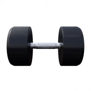 Gorilla Sports Jednoručné činky čierno/biele, 2 x 30 kg