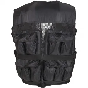 Gorilla Sports záťažová vesta, čierna, 30 kg
