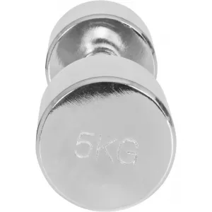 Gorilla Sports Pochrómované jednoručné činky, 2 x 5 kg