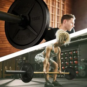 Gorilla Sports Záťažový kotúč 50/51 mm, liatina, 15 kg