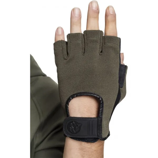 Gorilla Sports Tréningové rukavice, khaki, XS