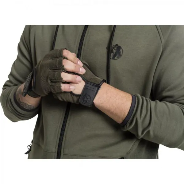 Gorilla Sports Tréningové rukavice, khaki, XS