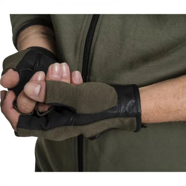 Gorilla Sports Tréningové rukavice, khaki, XS