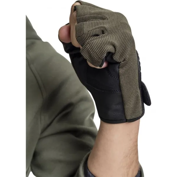 Gorilla Sports Tréningové rukavice, khaki, XS