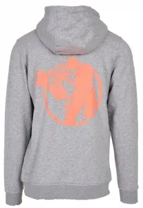 Gorilla Sports Mikina s kapucňou - sivo/oranžová M