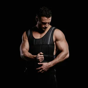 Gorilla Sports Záťažová vesta na suchý zips, 18 kg