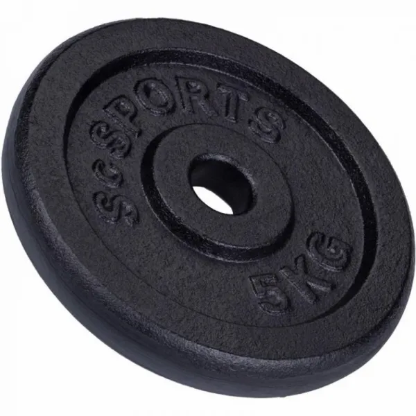 SCSports Sada liatinových kotúčov, 4 x 5 kg