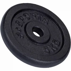 SCSports Sada liatinových kotúčov, 4 x 5 kg