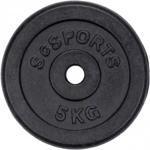 SCSports Sada liatinových kotúčov, 4 x 5 kg
