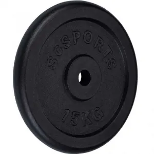 SCSports Liatinové kotúče, 2 x 15 kg